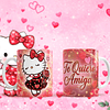 7 Plantillas de Diseño Tazas Hello Kitty San Valentín Archivos PNG