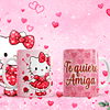 7 Plantillas de Diseño Tazas Hello Kitty San Valentín Archivos PNG