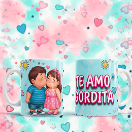 10 Plantillas de Diseño Tazas Mi Gordita(o) San Valentín Archivos PNG