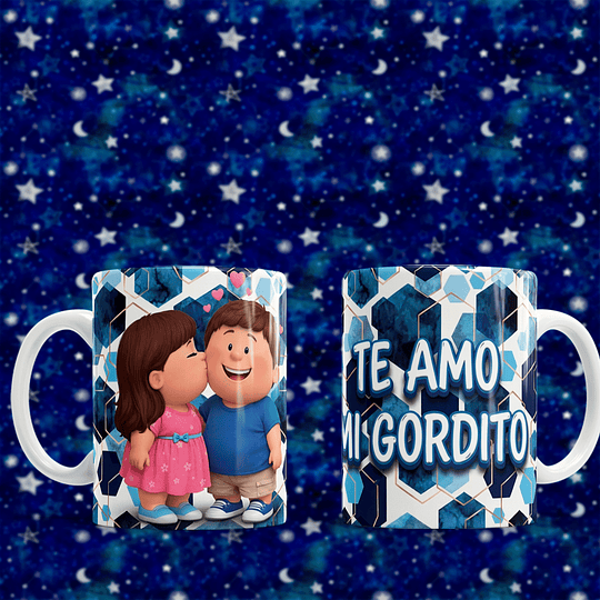 10 Plantillas de Diseño Tazas Mi Gordita(o) San Valentín Archivos PNG