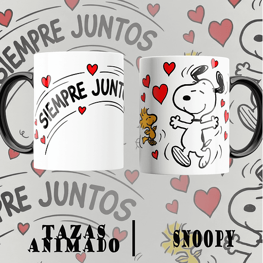 12 Plantillas de Diseño Tazas Snoopy San Valentín Archivos PNG