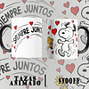 12 Plantillas de Diseño Tazas Snoopy San Valentín Archivos PNG