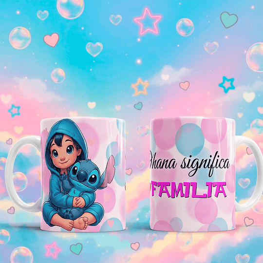 8 Plantillas de Diseño Tazas Stitch San Valentín Archivos PNG