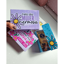 6 Plantillas de Diseño Bomboneras N°3 Día de la Mujer Archivos PDF