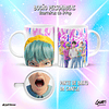 10 Plantillas de Diseño Tazas Boca Guerreras K-pop Archivos PNG