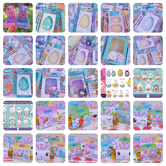 Mega Pack de Pascua – Plantillas para Cajas, Dulceros y Sublimación