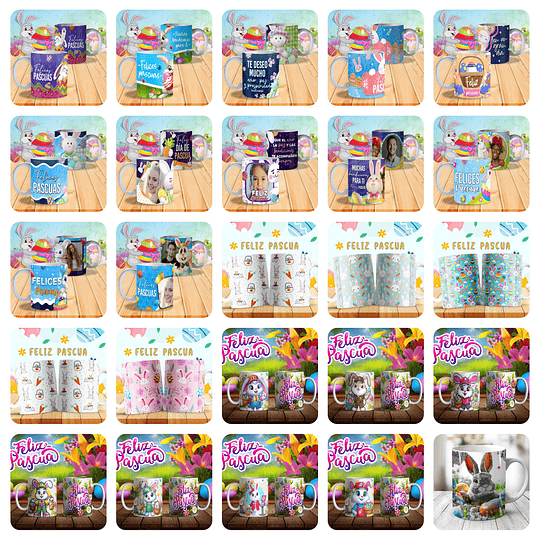 Mega Pack de Pascua – Plantillas para Cajas, Dulceros y Sublimación