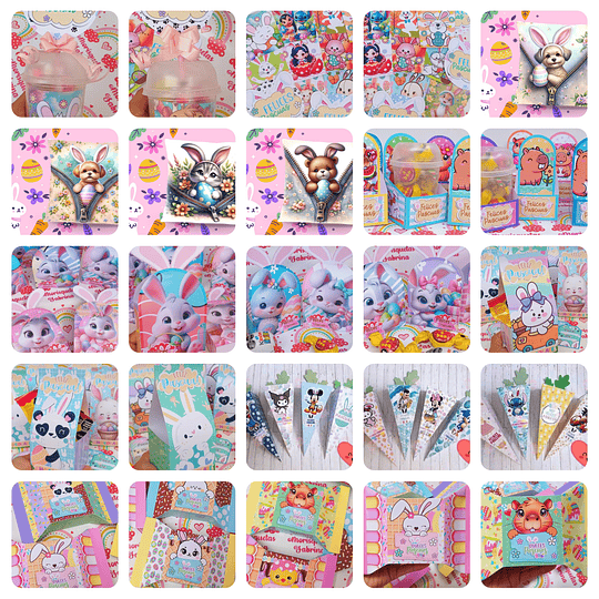 Mega Pack de Pascua – Plantillas para Cajas, Dulceros y Sublimación