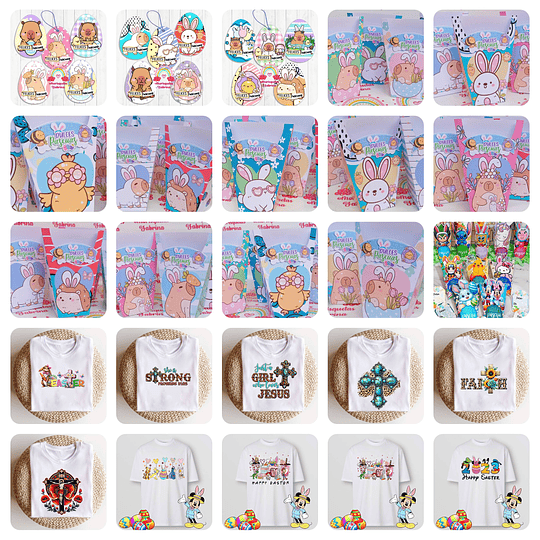 Mega Pack de Pascua – Plantillas para Cajas, Dulceros y Sublimación