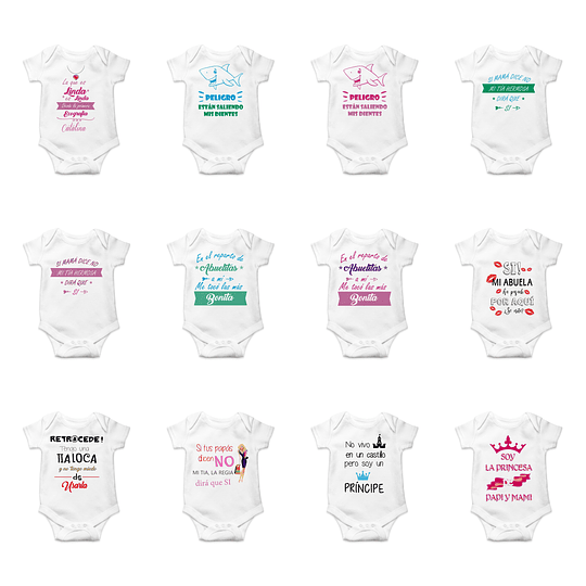 80 Plantillas de Diseño Bodys Bebé Archivos PNG