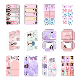 Plantillas de Diseño Caja Cajitas Día de la Mujer Archivos PNG