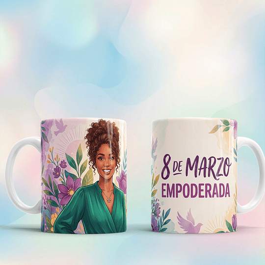 10 Plantillas de Diseño Tazas Día de la Mujer Archivos PNG