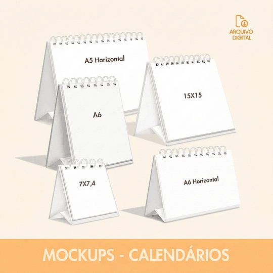 Plantillas de Diseño Mokcups Calendarios Archivos PSD