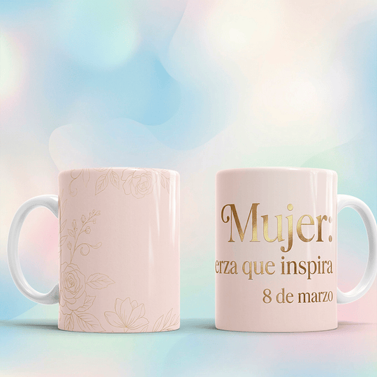 10 Plantillas de Diseño Tazas Día de la Mujer Archivos PNG