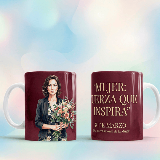 10 Plantillas de Diseño Tazas Día de la Mujer Archivos PNG