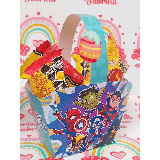 Plantillas de Diseño Canastitas N°2 Pascua Archivos PDF