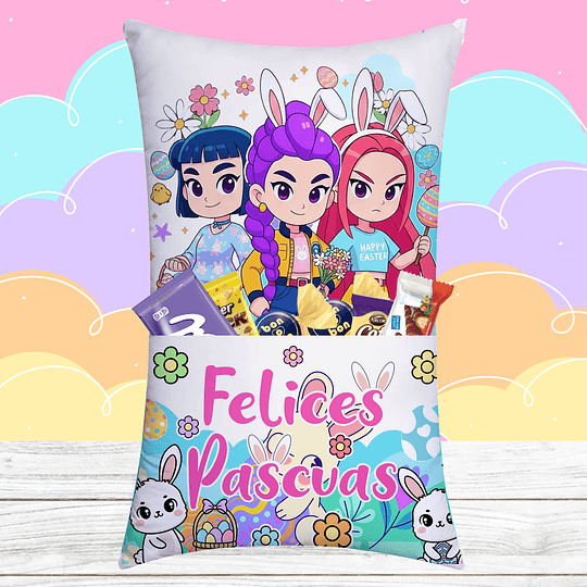 8 Plantillas de Diseño Cojín con Bolsillo Pascua Archivos JPG