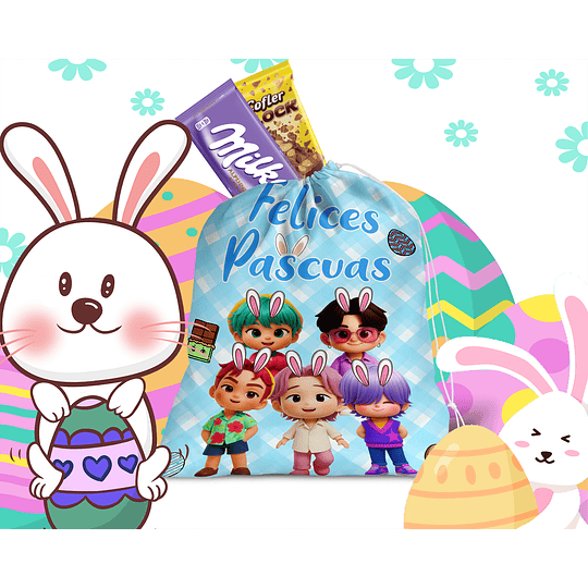 8 Plantillas de Diseño Diseños para Bolsita Pascua Archivos PNG