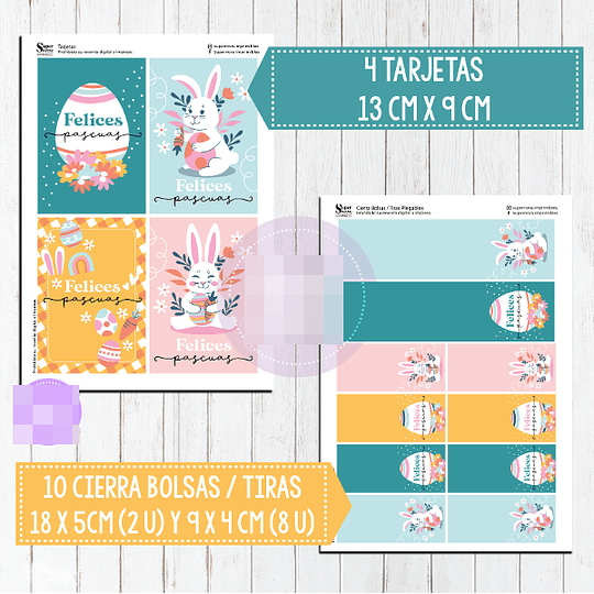 Plantillas de Diseño Kit Imprimible Pascua Archivos PDF