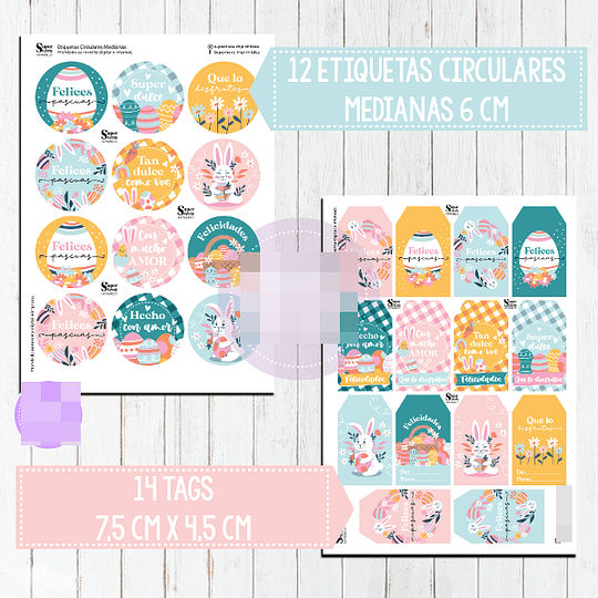 Plantillas de Diseño Kit Imprimible Pascua Archivos PDF