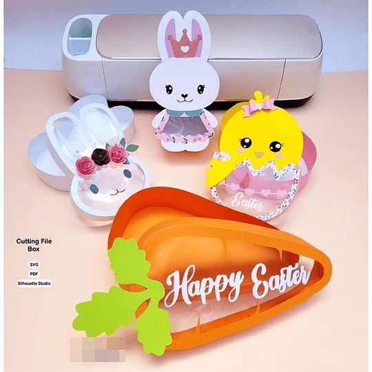 Plantillas de Diseño Pack Cajas N°4 Pascua Archivos