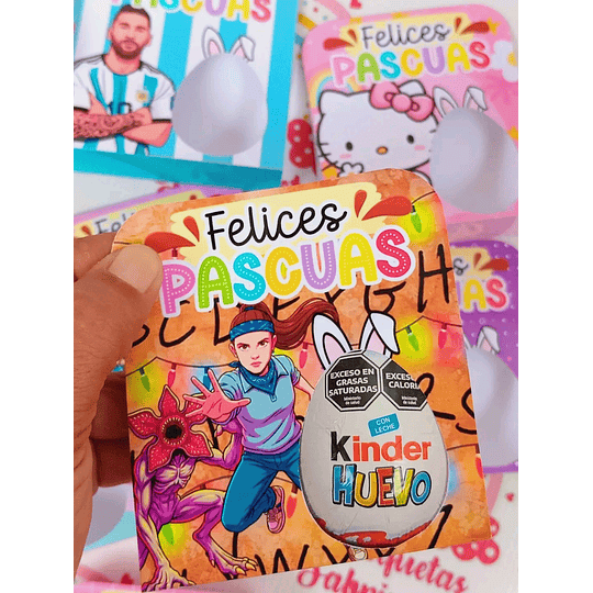 Plantillas de Diseño Porta Huevo Kinder Archivos PDF