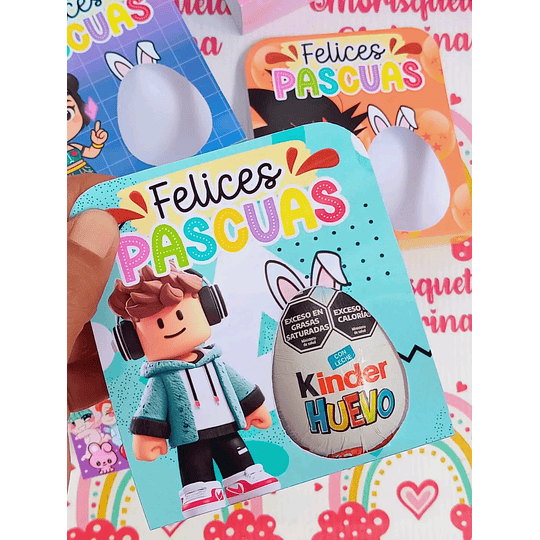 Plantillas de Diseño Porta Huevo Kinder Archivos PDF