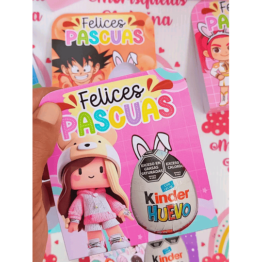 Plantillas de Diseño Porta Huevo Kinder Archivos PDF