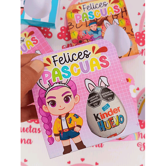 Plantillas de Diseño Porta Huevo Kinder Archivos PDF