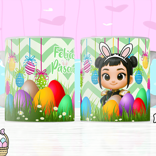 8 Plantillas de Diseño Tazas Pascua Archivos PNG