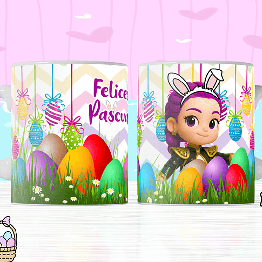 8 Plantillas de Diseño Tazas Pascua Archivos PNG