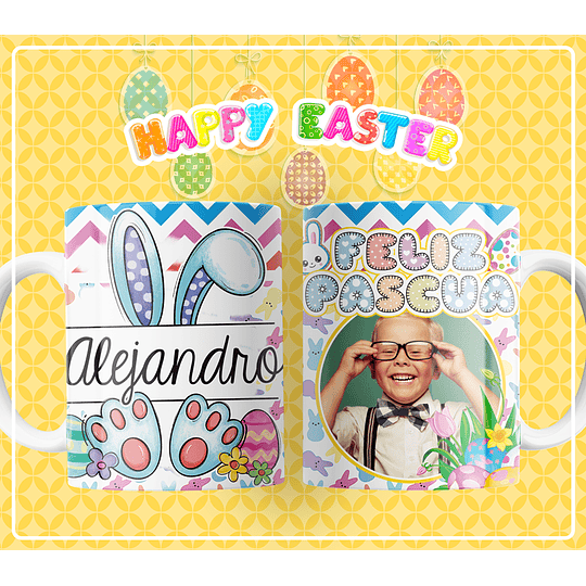 Plantillas de Diseño Taza con Foto Pascua Archivos PSD