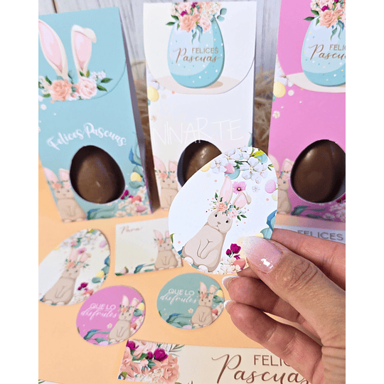 Plantillas de Diseño Porta Huevos Calados Pascua Archivos PDF