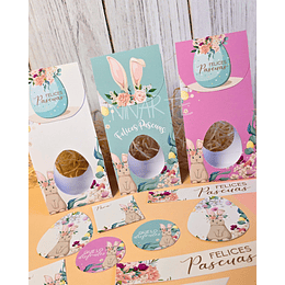 Plantillas de Diseño Porta Huevos Calados Pascua Archivos PDF