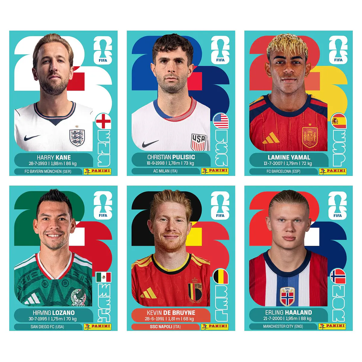 Figuritas Estampas Cromos Copa Mundial 2026 imprimir PDF