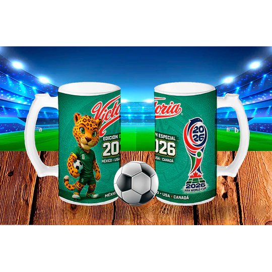 Plantillas de Diseño Tazas y Tarros Mundial 2026 Archivos PNG