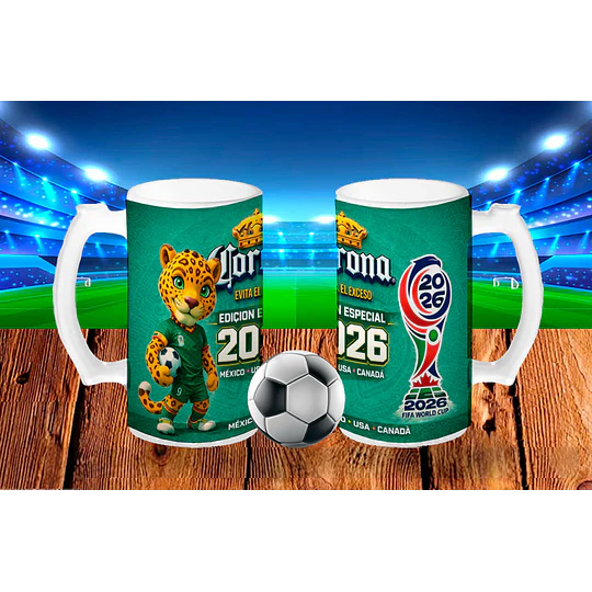 Plantillas de Diseño Tazas y Tarros Mundial 2026 Archivos PNG