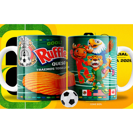 Plantillas de Diseño Tazas y Tarros Mundial 2026 Archivos PNG