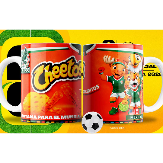 Plantillas de Diseño Tazas y Tarros Mundial 2026 Archivos PNG