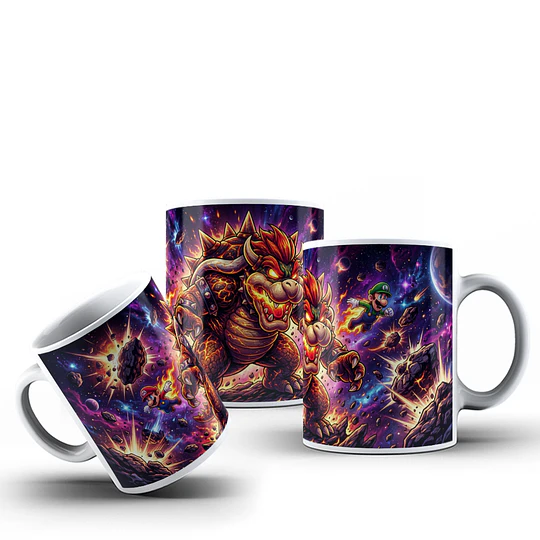 10 Plantillas de Diseño Tazas Mario Galaxy Archivos PNG