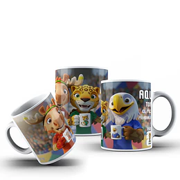 10 Plantillas de Diseño Tazas Mascotas Mundial 2026 Archivos PNG