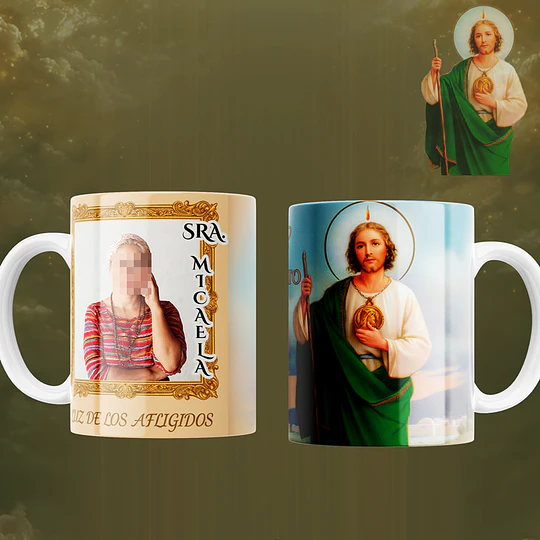 8 Plantillas de Diseño Tazas San Judas Tadeo Archivos Editables Photoshop