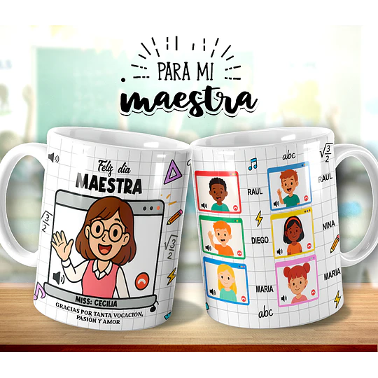 16 Plantillas de Diseño Tazas Súper Maestro Archivos Editables Photoshop