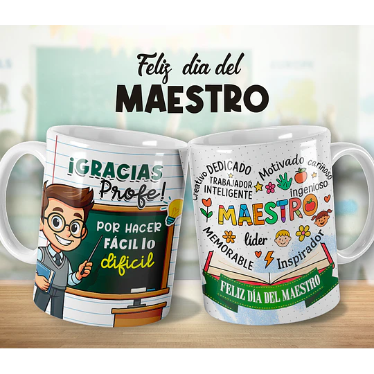 16 Plantillas de Diseño Tazas Súper Maestro Archivos Editables Photoshop