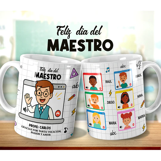 16 Plantillas de Diseño Tazas Súper Maestro Archivos Editables Photoshop