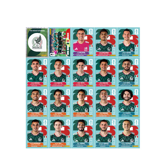 Figuritas Estampas Cromos Copa Mundial 2026 PDF para Imprimir