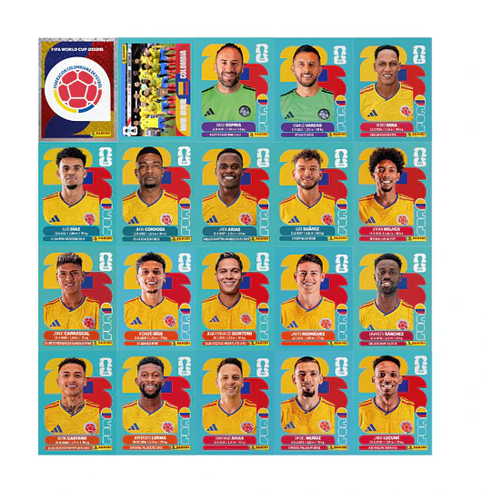 Figuritas Estampas Cromos Copa Mundial 2026 PDF para Imprimir