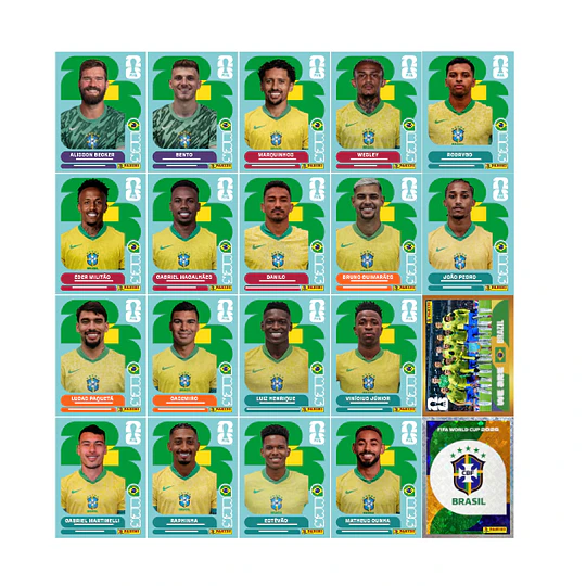 Figuritas Estampas Cromos Copa Mundial 2026 PDF para Imprimir