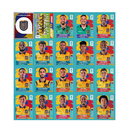 Figuritas Estampas Cromos Copa Mundial 2026 PDF para Imprimir