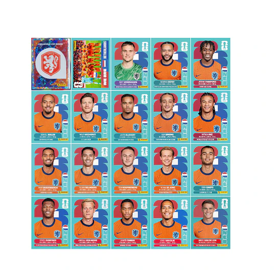 Figuritas Estampas Cromos Copa Mundial 2026 PDF para Imprimir